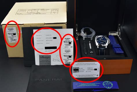 panerai check serial number|pam guard warranty code.